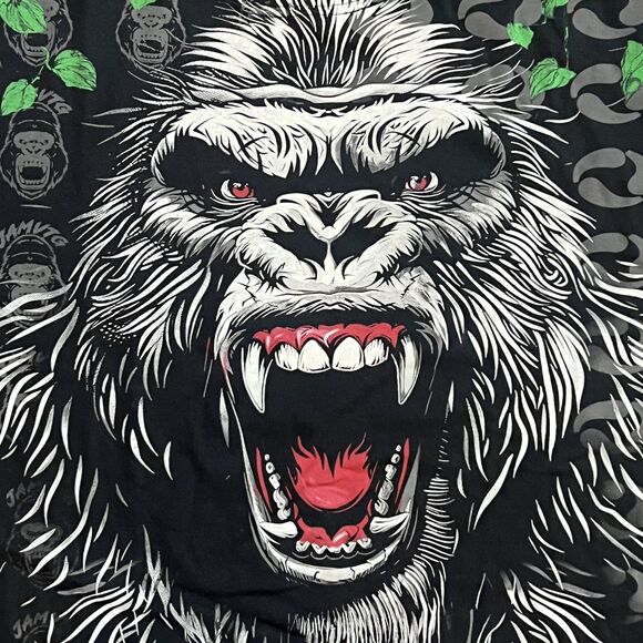 Liquid Blue x JamVTG956 Gorilla AOP T-Shirt  Whatnot Limited Edition #65/222 2XL - Picture 2 of 8